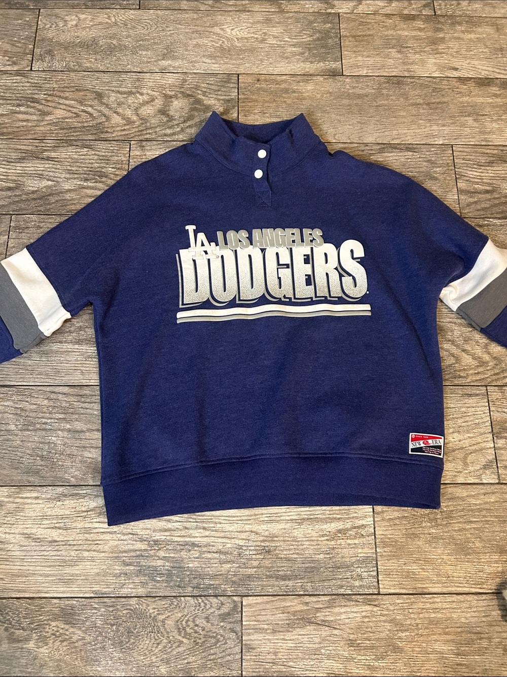 MLB Los Angeles Dodgers Navy Blue Graphic Sweatshirt